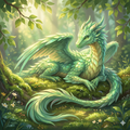 Veradine — The Silkfeather Phoenix Dragon, illustrated