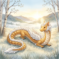 Aelwyn — The One Who Carries the First Light | Articulated Unicorn Dragon