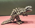 36cm articulated kaiju skeleton model shown in full side profile