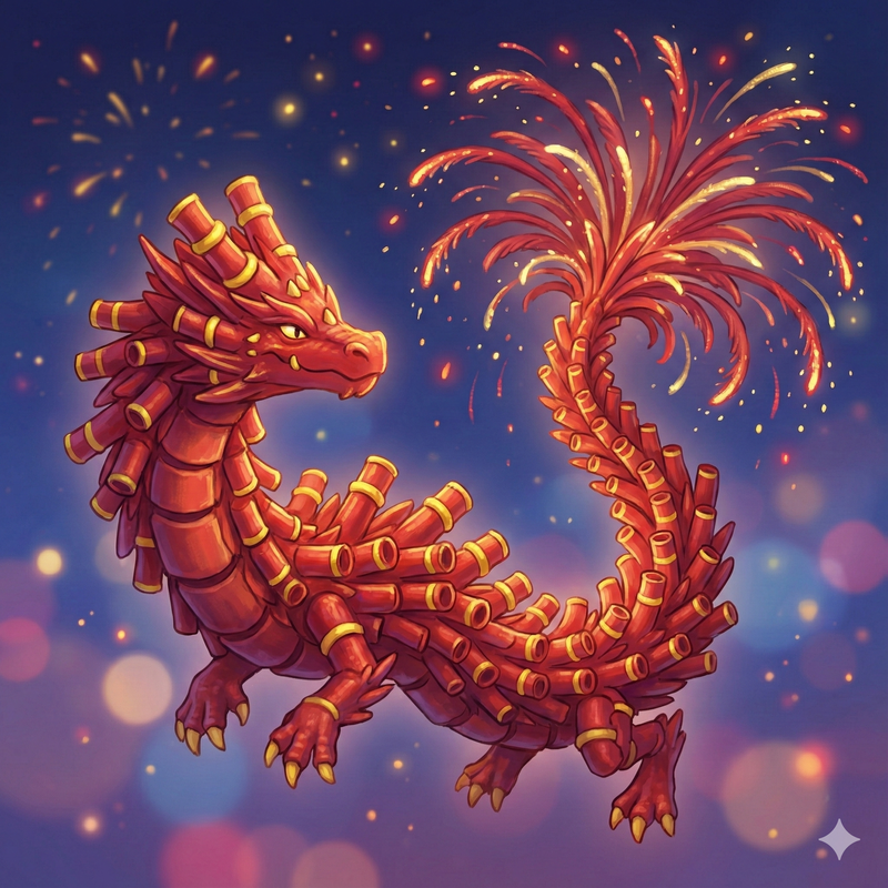 Pyrris — The Rocketscale Firework Dragon