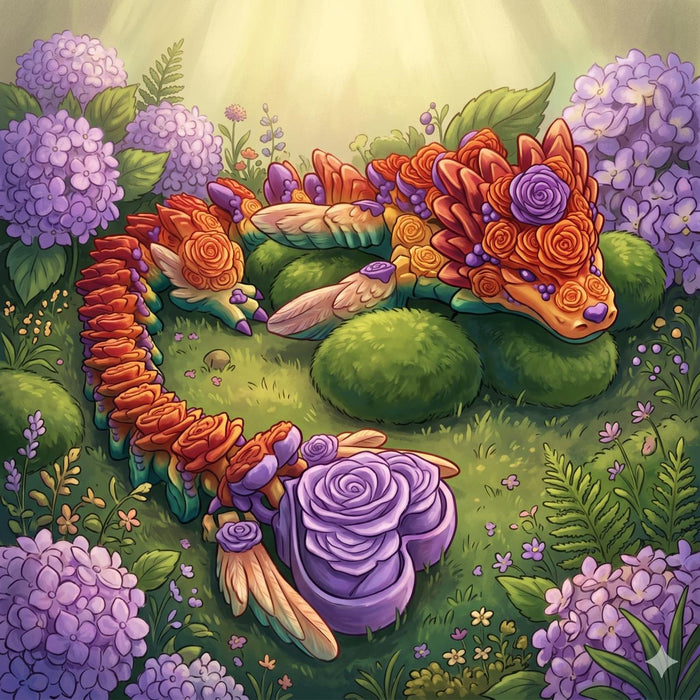 Amoryn — The Heartbloom Rainbow Dragon