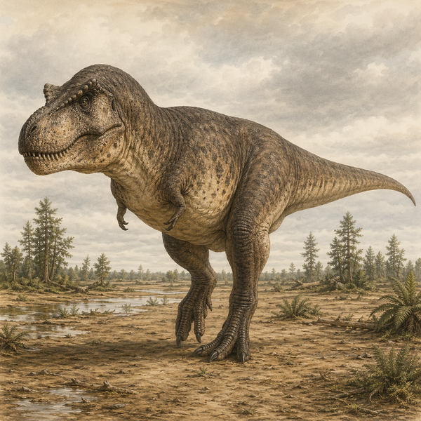 Full T. rex Bone Forge skeleton model with skull, jaw, rib, and tail detail.