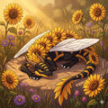 Vorreth hive-inspired dragon figure with amber and black fantasy styling.