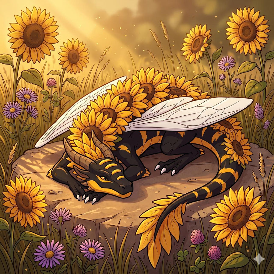 Vorreth hive-inspired dragon figure with amber and black fantasy styling.
