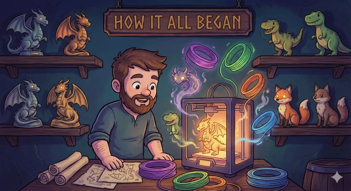 Handcrafted at Mystmere Forge — how it all began