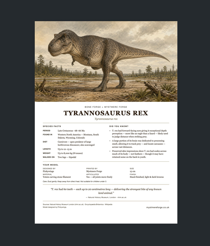 Tyrannosaurus rex - Bone Forge Skeleton