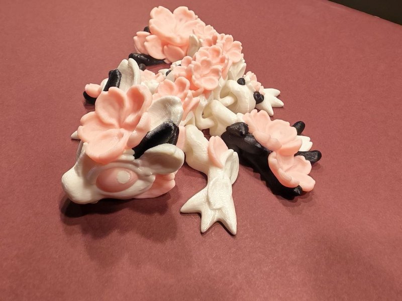 Floreth — The One Who Blooms Where Rest Is Found | Cherry Blossom Dragon