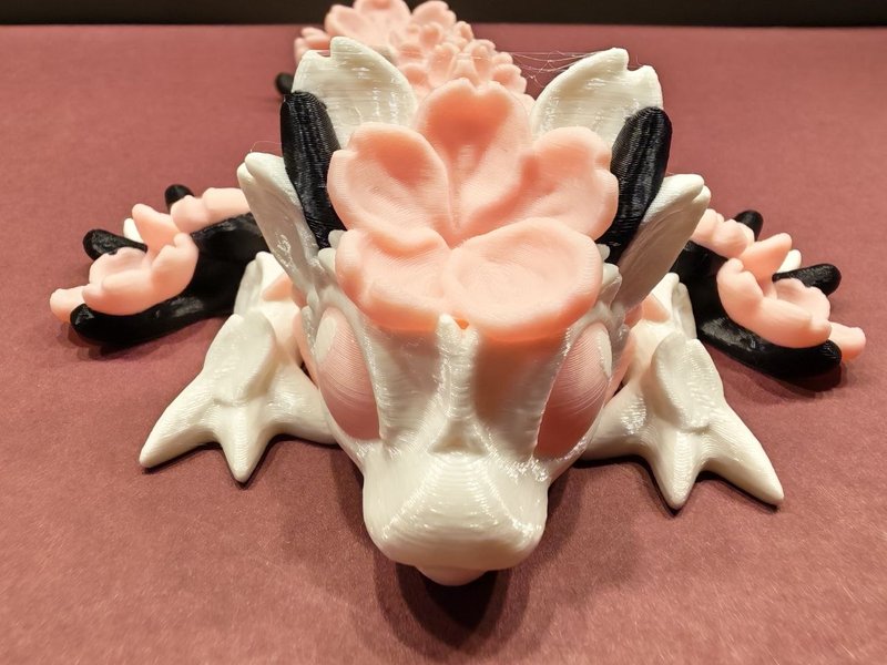 Floreth — The One Who Blooms Where Rest Is Found | Cherry Blossom Dragon