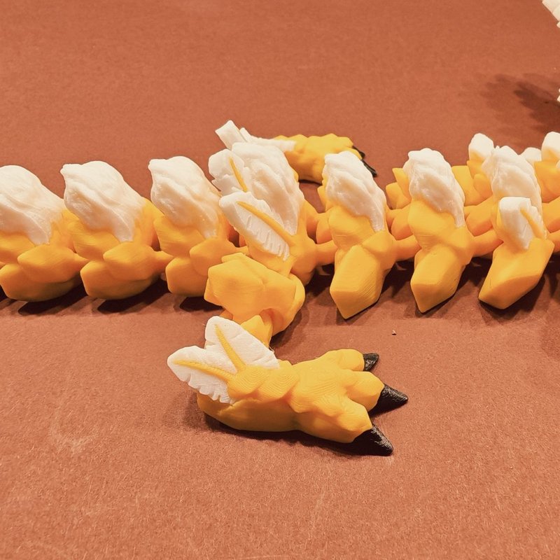 Aelwyn — The One Who Carries the First Light | Articulated Unicorn Dragon